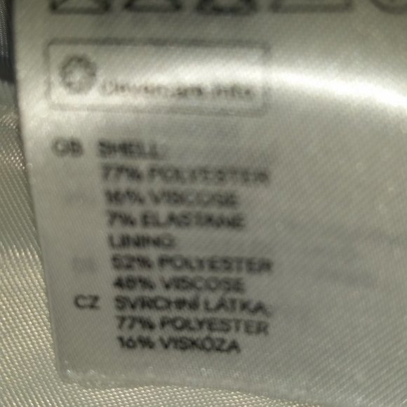 H&M ivory puffed long sleeve heavy gold zipper dress/coat - Picture 4 of 4